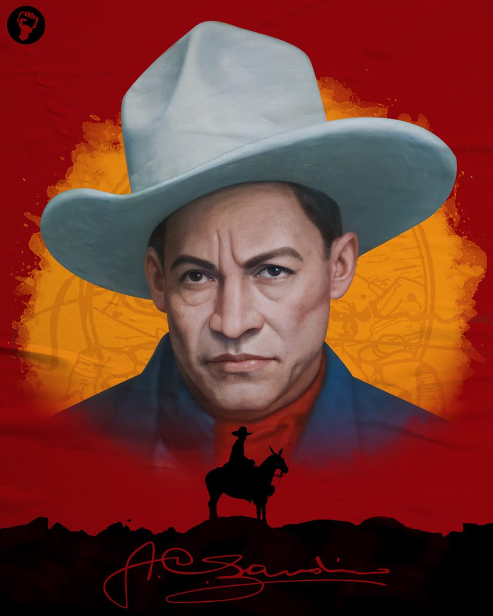 #Nicaragua conmemora el 126 aniversario de tú natalicio, ejemplo de lucha, valentía y Dignidad en defensa de nuestra soberanía.

Mi mayor honra es surgir del seno de los oprimidos, que son el alma y nervio de la raza. 

Augusto C. Sandino.

#SandinoAmorHeroicoVencemos