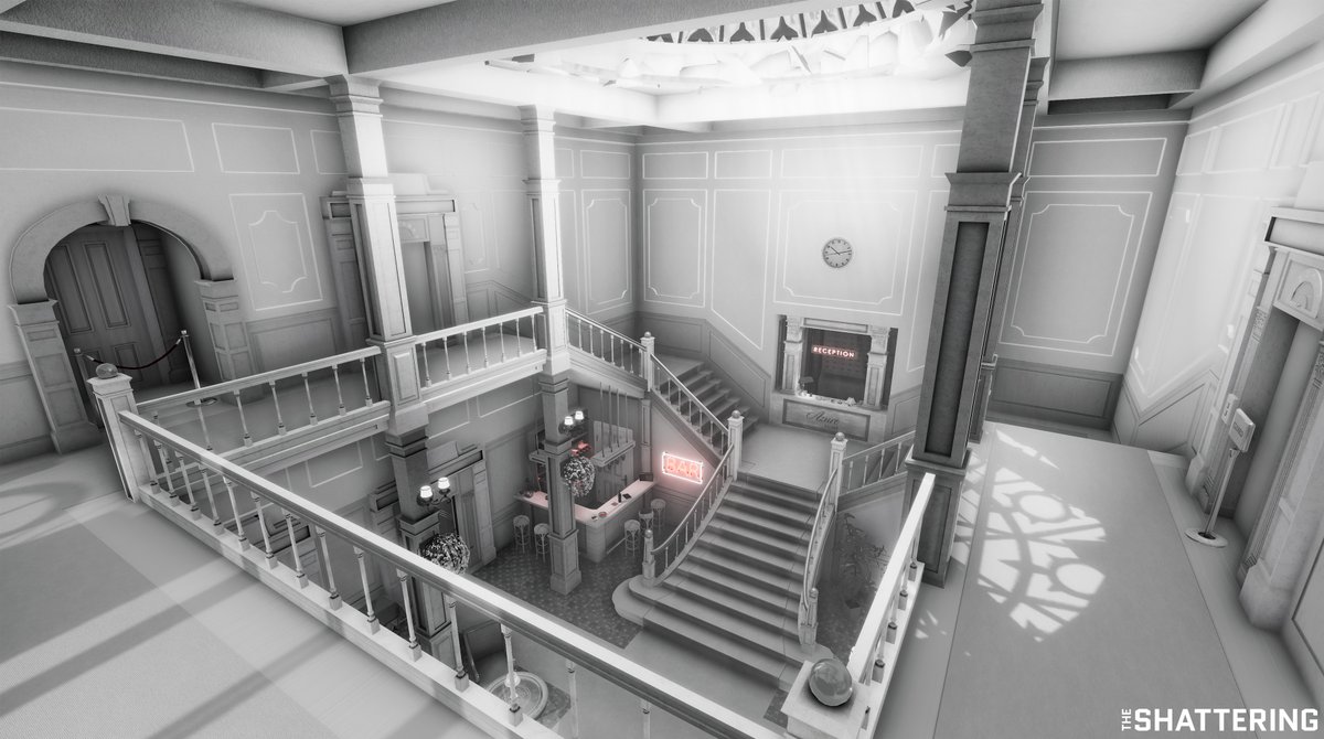 studios_hermit's tweet photo. We are going to be revealing some of the locations in The Shattering, starting from one of the most biggest "rooms', the Lobby from Act I :)
#gamedev #screenshot #screenshotsaturday #Videogame #IndieGameDev https://t.co/l2i5hJnRvs