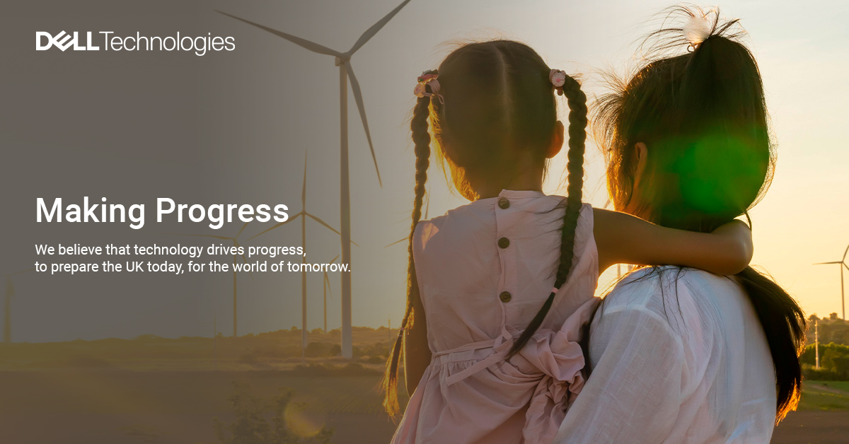 We believe that technology drives progress, to prepare the UK today, for the world of tomorrow.

Introducing #MakingProgress - find out more here: #DellTechUK bit.ly/3fxdIr8