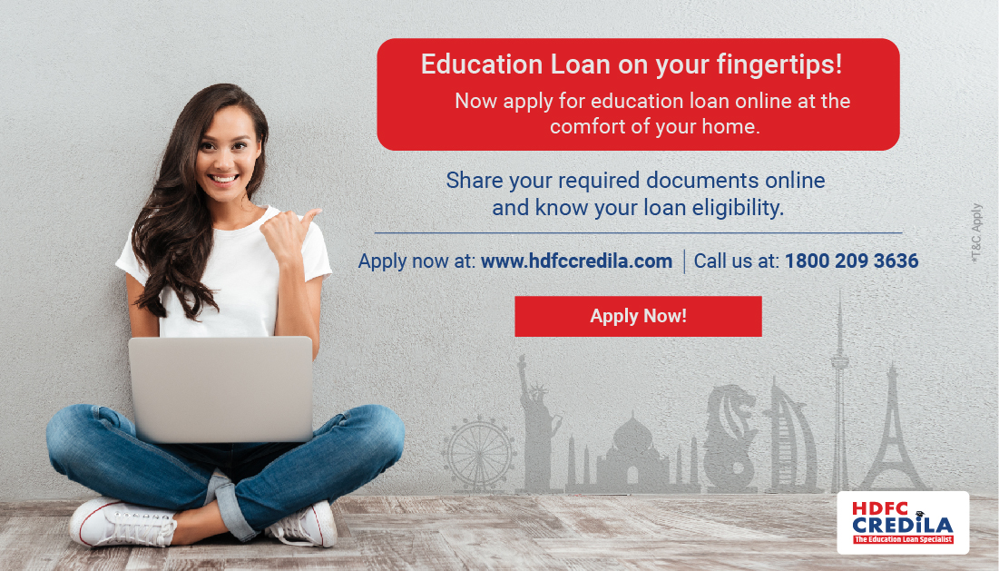 HDFC Credila on Twitter "Getting an Education Loan is now easy with HDFC Credila Online