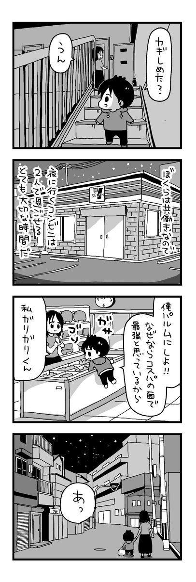 日記マンガ『夜のお散歩』 