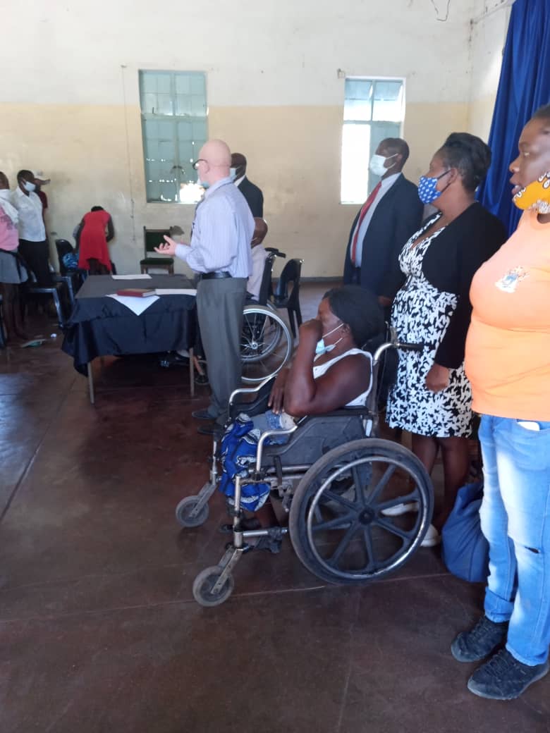 Addressing PLWDs in Hwange at Lwendulu Hall,  it's our duty to ensure that the rights &amp; dignity of PLWDs be respected by all. The President, His Excellency <a href="/edmnangagwa/">President of Zimbabwe</a> has shown willingness to advance the rights of PLWDs by encouraging them to maximize on their abilities.