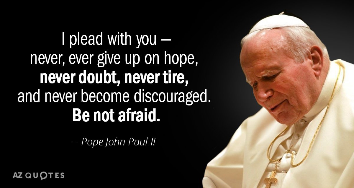 Happy birthday Pope John Paul II, born this day in 1920  