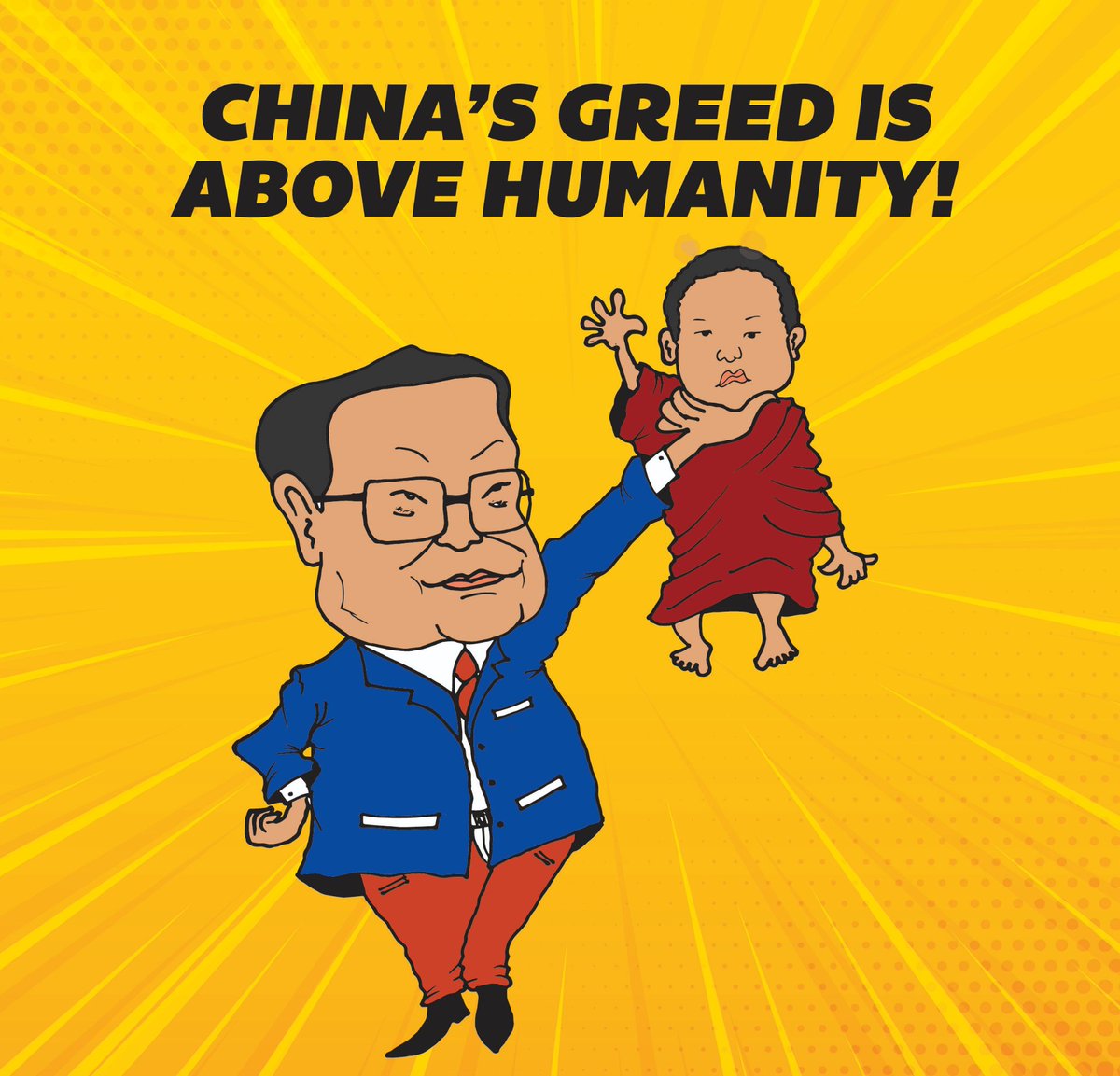 #CCPChina replaced the true reincarnation of #PanchenLama #GedhunChoekyiNyima with their stooge, Gyaltsen Norbu and managed to establish its hegemony on Buddhism too.
#StopChina Now!
@SFTHQ 
@KenRoth