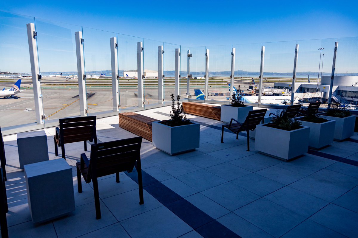 We can’t wait to see you again at #SFO! The #SkyTerrace outdoor observation deck in Terminal 2 will reopen Memorial Day weekend beginning Friday, May 28.
✔️ no ticket or boarding pass required
🕙 open 10am-6pm
😷 masks must be worn