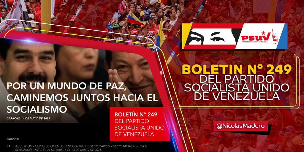 La edición N° 249 del Boletín del @PartidoPSUV viene con temas que resaltan la resistencia y la lucha de los pueblos, y recomiendo especialmente el resumen de los acuerdos del Encuentro Nacional de Secretarios y Secretarias del Partido. ¡Compártelo! ==> bit.ly/33T3Ged