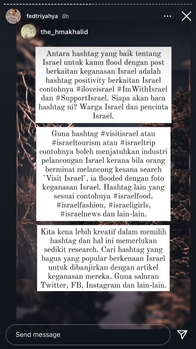 aizamsyaff's tweet photo. @JatIkhwan Saya dapat ini dari @fedtriyahya by his instagram story. I keep it here for everyone and for myself too! Hope we can try &amp; use it as well! 😊

#WorldStandsWithPalestine https://t.co/xCvTduoCEe