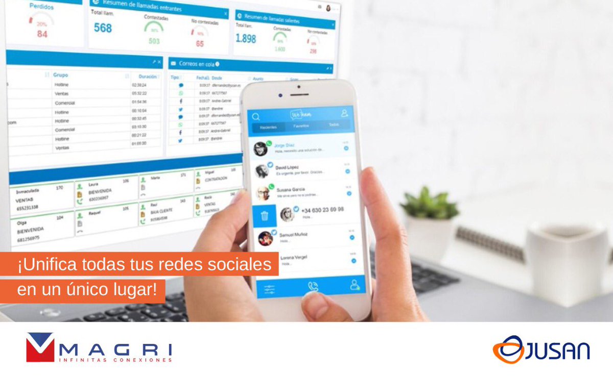 ComMagri's tweet image. WeTeam es el contact center de redes sociales.  ¡Podes unificar todas las comunicaciones de tu empresa en un sólo lugar! 

#weteam
#magricomunicaciones
#contactcenter
#redessociales
#empresas
#jusan