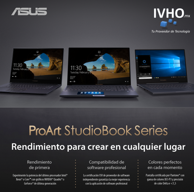 IvhoPromos's tweet photo. Nueva ProArt StudioBook, rendimiento para crear en cualquier lugar
.
.
.
¡Pide a tu departamento de compras que se ponga en contacto con nosotros! https://t.co/GejZrXHahy
