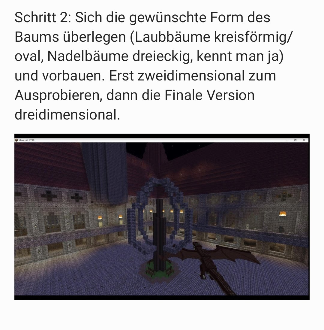 Askuria1's tweet photo. Jaaa, hallo und herzlich willkommen zu "Let's Build Bäume" mit mir, der Askuria. 😂

Wie baue ich in Minecraft einen Baum? 

@dagilp_lbh, du warst in der Folge ja ein wenig am Verzweifeln und ich dachte, das hilft vllt😊👀 https://t.co/l0jVyCY08A