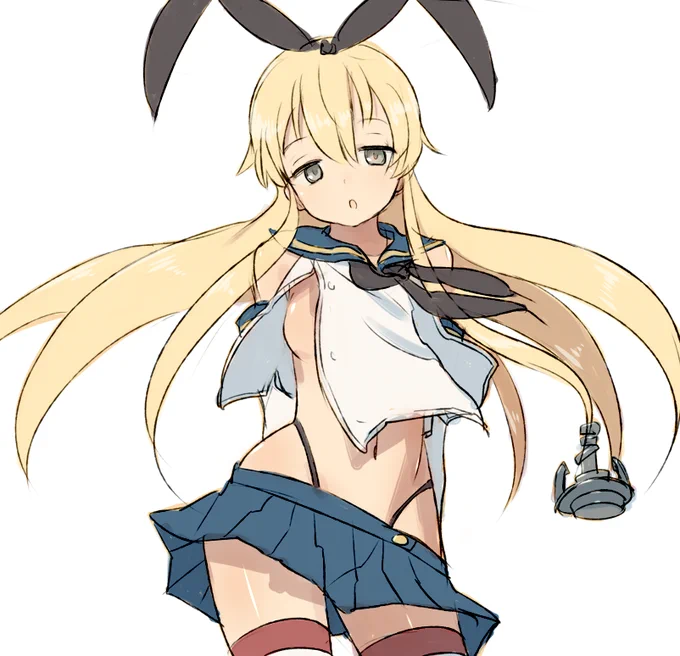 島風の服そこ分離するんだね～ 