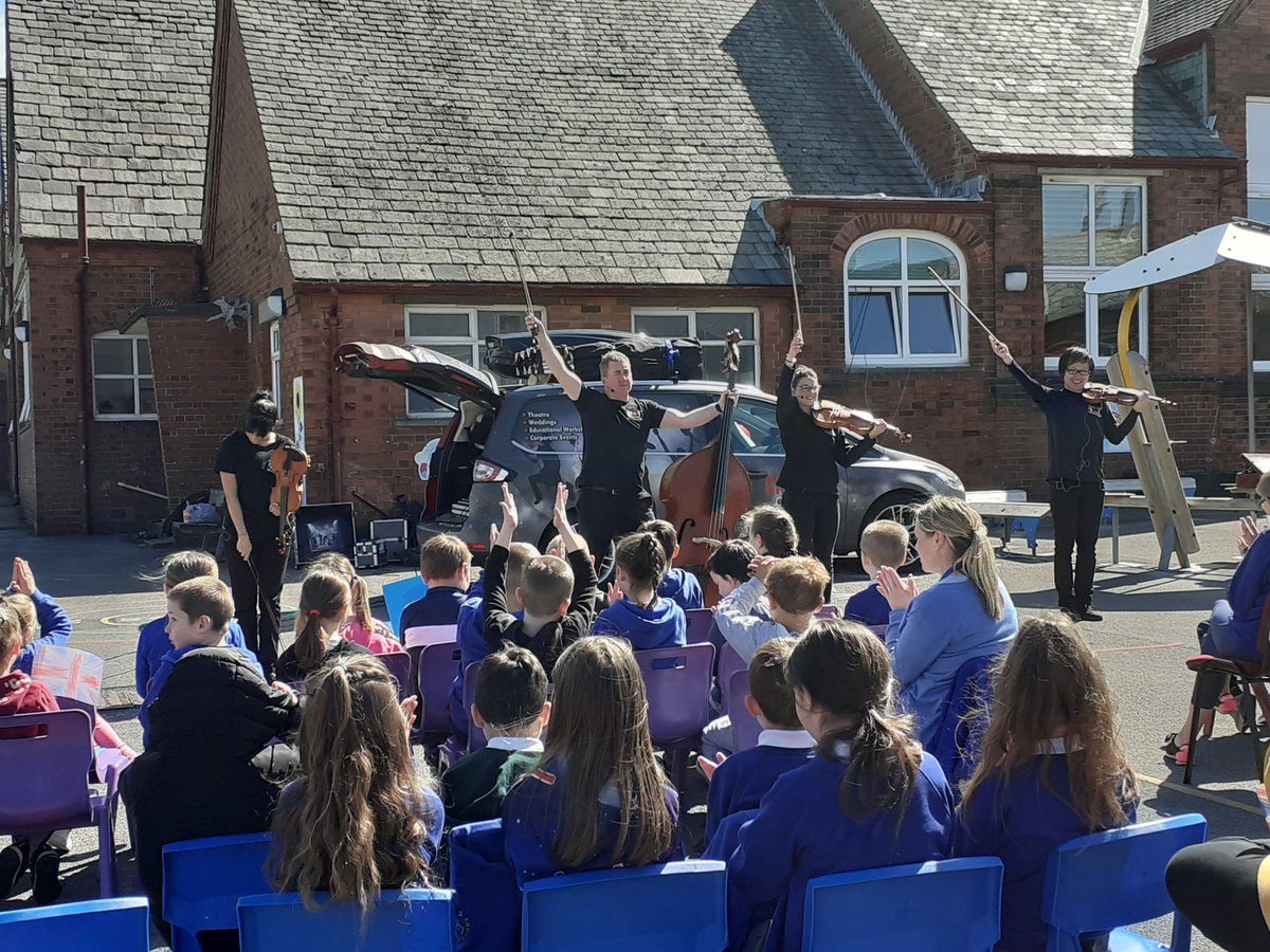 Another fantastic day with <a href="/GraffitiClassic/">Graffiti Classics The Comedy String Quartet</a> Children <a href="/CambridgeSch/">Cambridge Primary</a> and <a href="/BarrowIslandSch/">Barrow Island</a> were brilliant