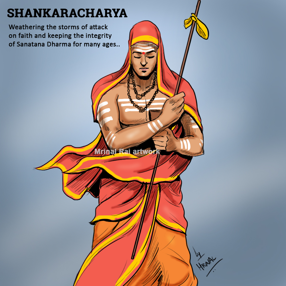 CHUMMADRAW: Adi Shankaracharya