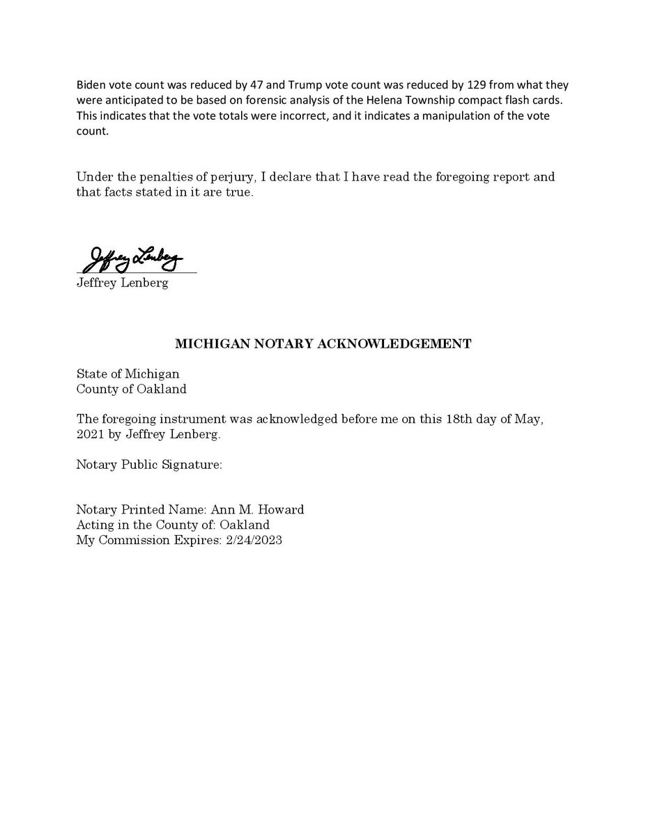 Matthew S. DePerno, Esq. tweet media