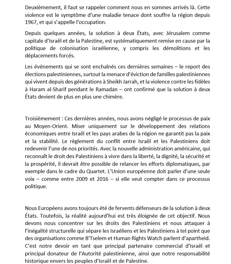 A la réunion extraordinaire des ministres des Affaires étrangères de l’UE 🇪🇺 Jean #Asselborn a appelé à un cessez-le-feu immédiat et à la reprise de pourparlers politiques pour régler le conflit israélo-palestinien 🇮🇱🇵🇸: « C’est le seul moyen de rompre le cycle de la violence »