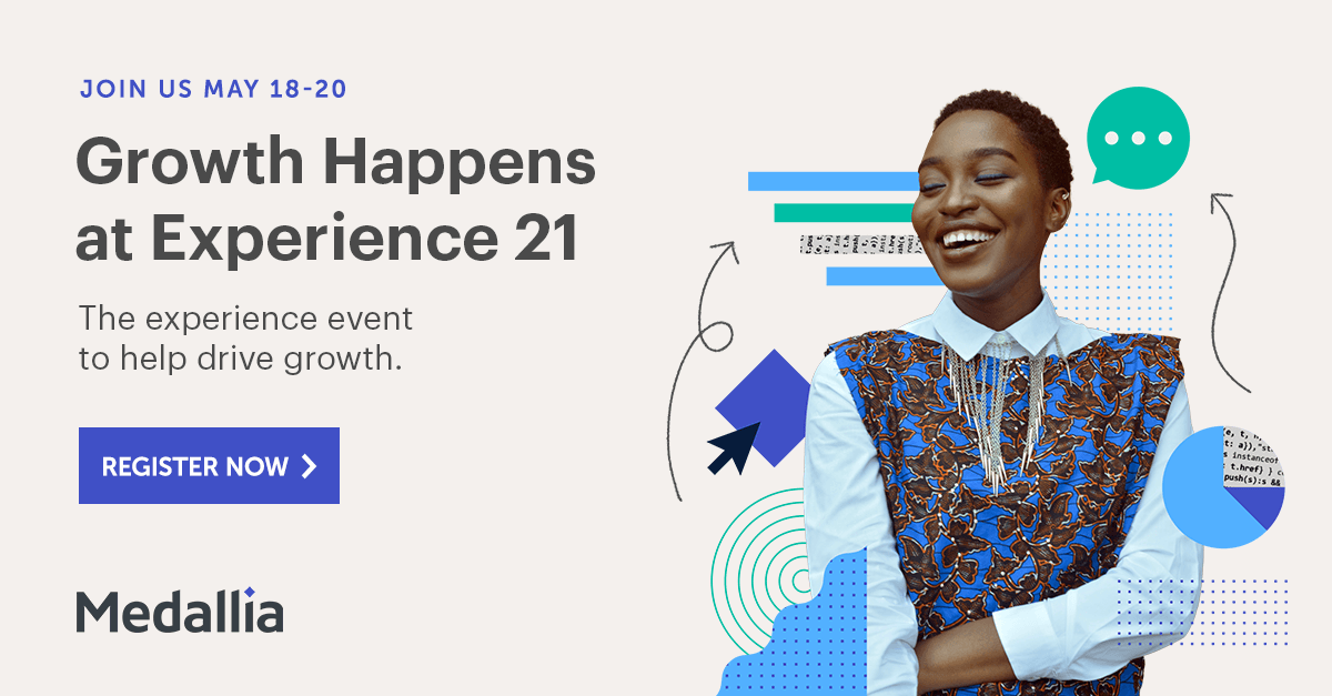 Medallia's tweet photo. Today's the day! Connect, engage, get inspired as you build relationships with game-changers at companies like Gap, WeWork, Samsung Electronics, 3M, CVS Pharmacy, Facebook and more. To register, click here: https://t.co/MKjIWAsSn5 https://t.co/vL5Ifh9yyX