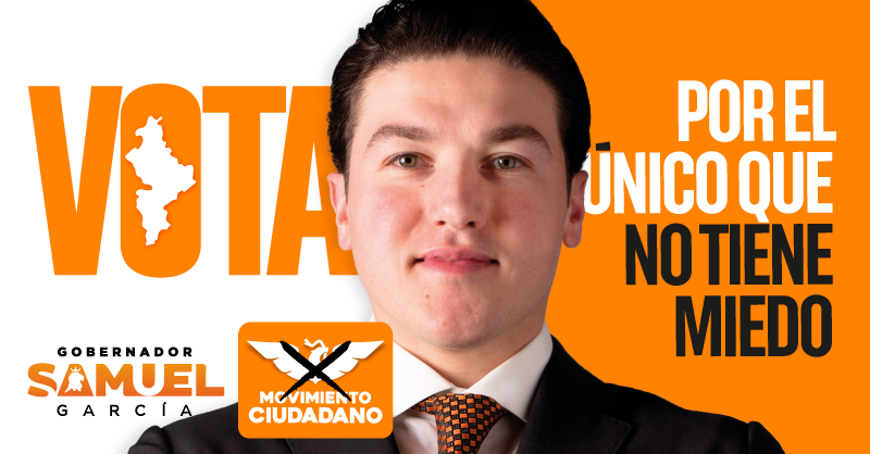 samuel_garcias's tweet photo. Este 6 de junio, no votes por quienes van a recibir órdenes desde el centro, vota por la única opción que es ¡puro Nuevo León! https://t.co/xEUF3X0MOc