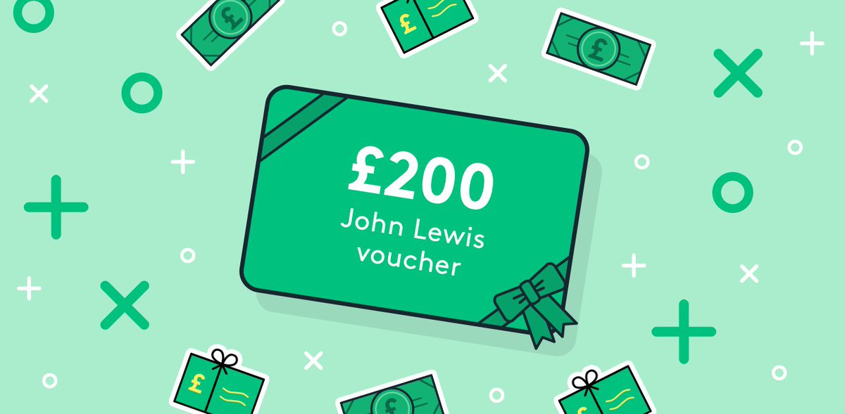 WIN £200 to spend at John Lewis! 😍 To enter: follow <a href="/vouchercodesuk/">VoucherCodes</a>, RT this tweet and tag a friend. Competition ends: 23:59pm on 31st May 2021. T&amp;C's: vcuk.link/johnlewis-comp Good luck! #giveaway