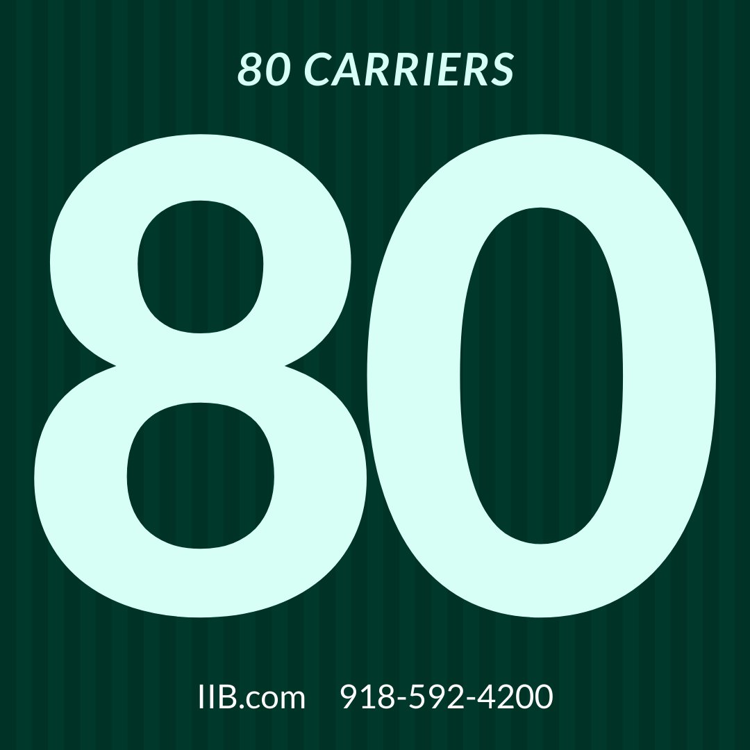 Our access to 80+ carriers is just one of the tools we utilize when developing a risk management program for you or your company. Call us today. #RiskManagement #Carriers #Chubb #AIG