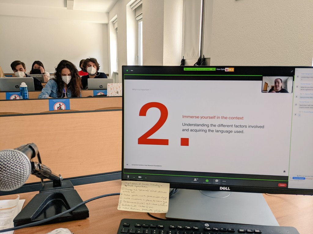 w_angst's tweet photo. The amazing team @sketchin leading an ethnography workshop for 40 @Unicatt_en students in virtual delivery in-person and online.  #designthinking #FutureoftheArts https://t.co/1jgv2naEpV