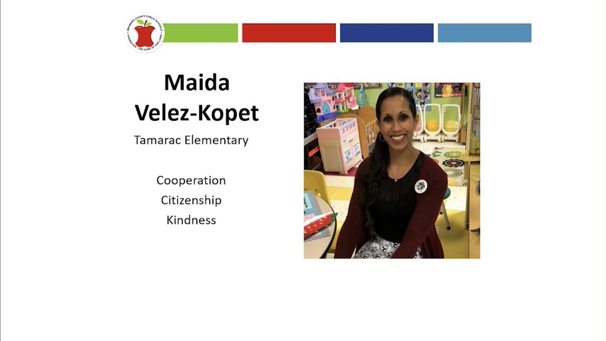 Congratulations to Cyleigh Bass and Mrs. Kopet! They were recognized by <a href="/bcps/">Bonde das cocotasded</a> and <a href="/SunSentinel/">South Florida Sun Sentinel</a> as one of the top Kids and Staff of Character for the 2019-2020 school year. The ceremony took place virtually last night - they represented Tamarac Elementary very well!