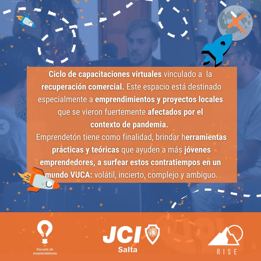 🚀 Emprendetón: reinventá y activá tus ideas 🚀

¡La Escuela de Emprendedores de <a href="/JCISalta_ar/">JCI Salta</a> presenta el primer evento del año! Emprendetón, reinventá y activá tus ideas.