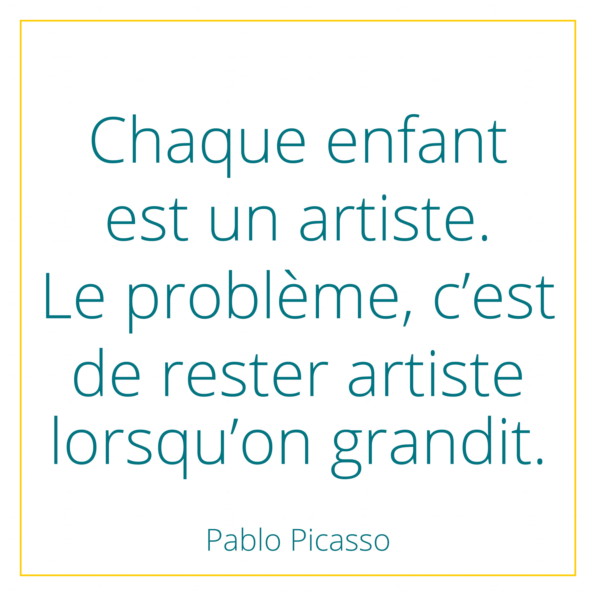 تويتر Educazen على تويتر A Vos Pinceaux Citation Citationdujour Viedartiste Jeuneartiste Artiste Grandir Croissance Developpementpersonnel Enfant Pablopicasso Picasso Supernounou Creativite Message Amour Bienveillance