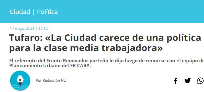 juanjotufaro's tweet photo. Lee la nota en @noticiasurbanas sobre las problemáticas de la Ciudad por la "falta de una política para la clase media trabajadora" y a las que buscamos dar respuesta desde el equipo de Planeamiento Urbano del @FR_Caba
#CABAFR⬆️
#ArgentinaUnida❤️🇦🇷
👉https://t.co/ExhqoJQ2rn https://t.co/5jUFgRvdiE