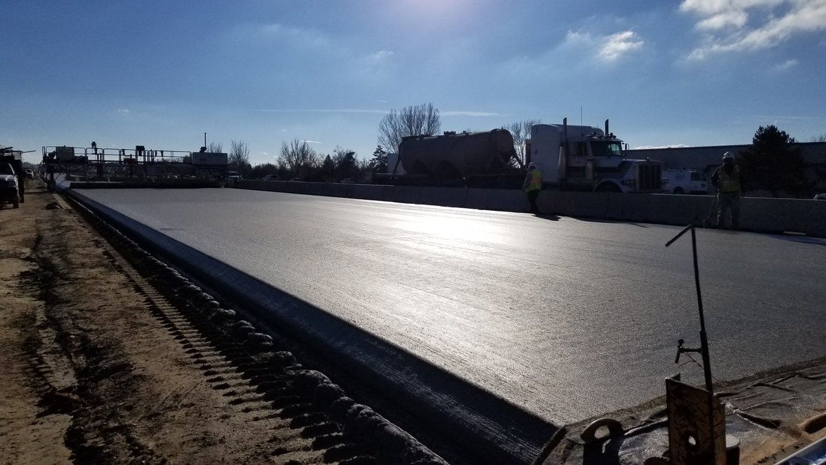 IHCScott's tweet photo. Our team is making great progress on our @ColoradoDOT North I-25 Express Lanes: Johnstown to Fort Collins design-build project with @Kraemer_NA.
#PerformanceAsPromised #Colorado #CDOT #ConcretePaving https://t.co/jne5k4JtMe