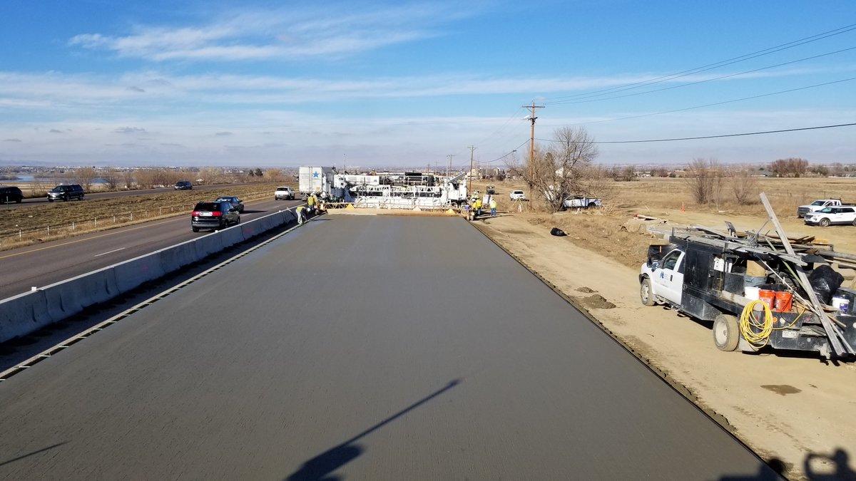 IHCScott's tweet photo. Our team is making great progress on our @ColoradoDOT North I-25 Express Lanes: Johnstown to Fort Collins design-build project with @Kraemer_NA.
#PerformanceAsPromised #Colorado #CDOT #ConcretePaving https://t.co/jne5k4JtMe