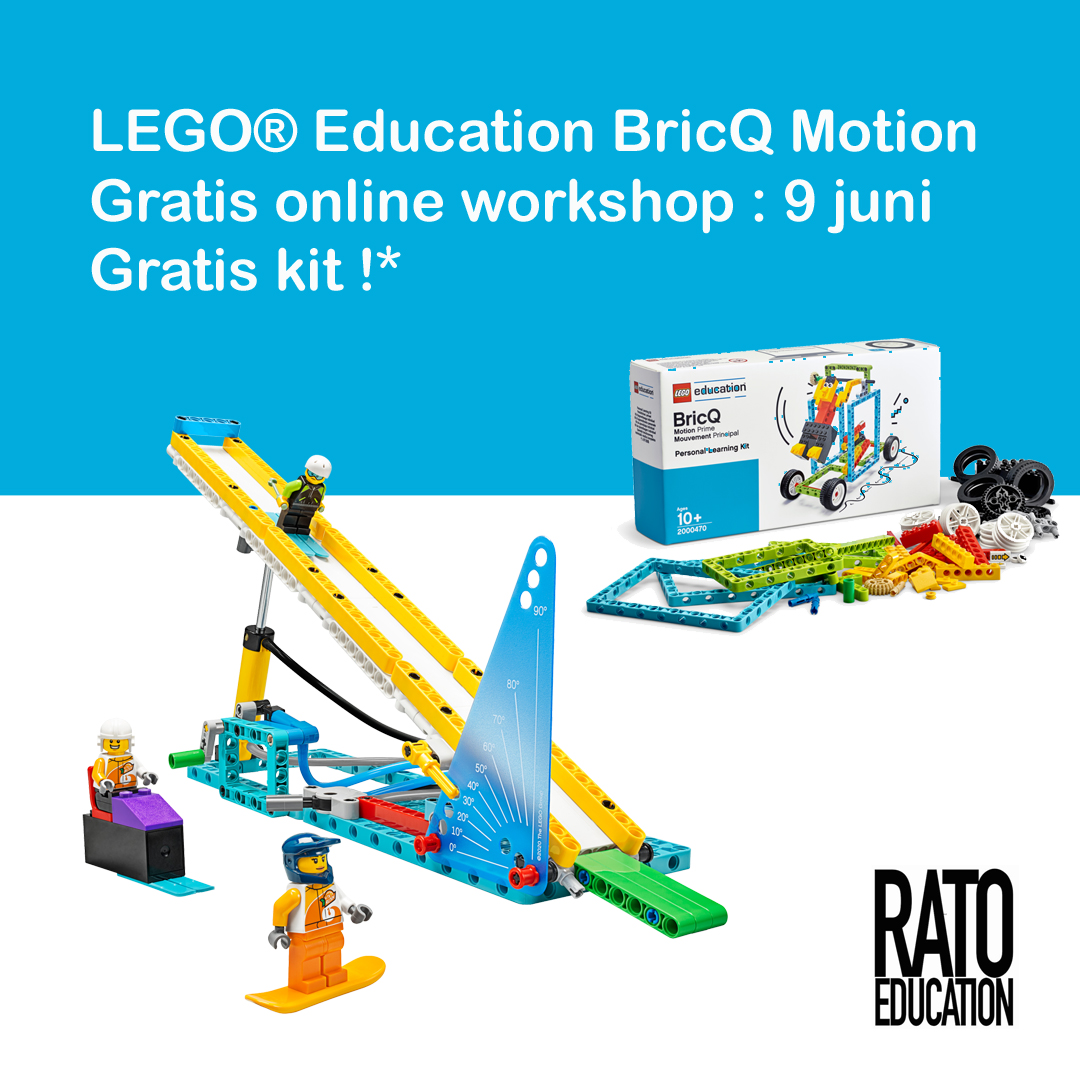 RATO Education (@ratoeducation) on Twitter photo Een leuke manier om wetenschappen te geven in de lagere school of 1ste gr secundair? Schrijf je in voor onze gratis workshop BricQMotion, 9/6 om 14 uur en ontvang een gratis personal learning kit! bit.ly/3hmeERE
#STEMonderwijs #LEGOeducation #STEM Een leuke manier om wetenschappen te geven in de lagere school of 1ste gr secundair? Schrijf je in voor onze gratis workshop BricQMotion, 9/6 om 14 uur en ontvang een gratis personal learning kit! bit.ly/3hmeERE
#STEMonderwijs #LEGOeducation #STEM