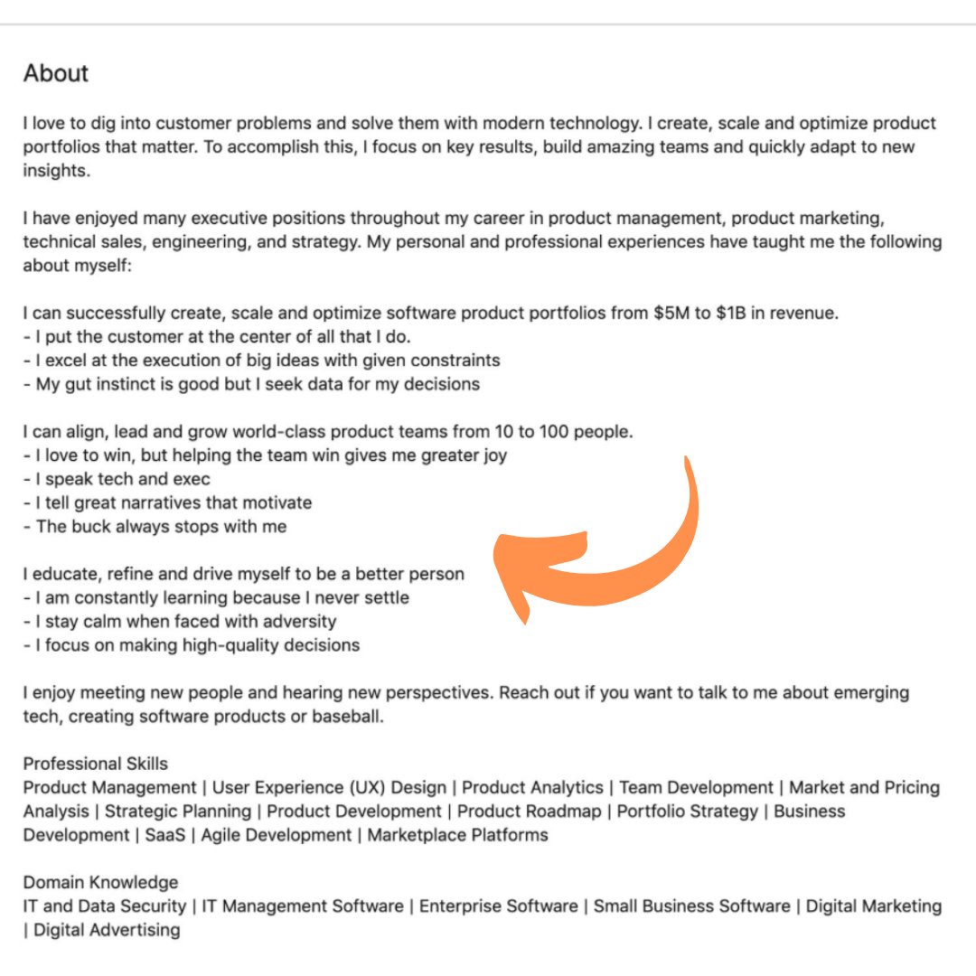 InovusLabs's tweet image. LinkedIn Hacks - Day 02

About Section
- Start with a catchy opening
- Use optimized search terms in your summary
- Inject some personality into your writing
- Longer is often better (Utilize max character limit)
- Keep it readable with short paragraphs or points

#linkedin #tips