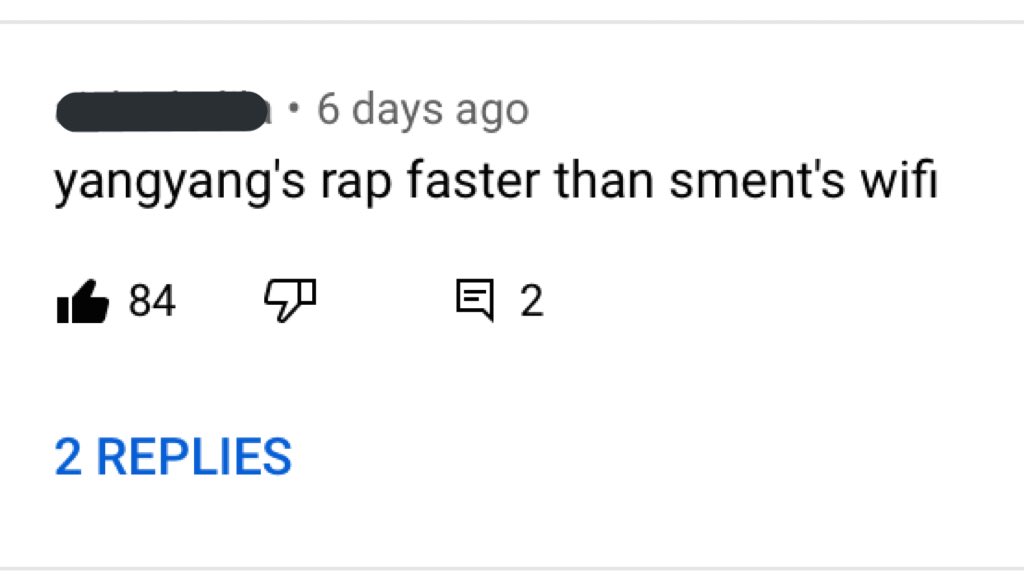 ชอบคอมเม้นท์นี้มาก “หยางหยางแรปเร็วกว่าไวไฟเอสเอ็มอีก” เออจริง555555555555555555555555555