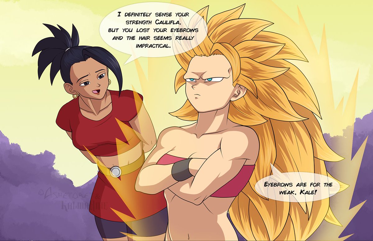 #Kale #Caulifla #CauliKale #SuperSaiyan3 #SSJ3 #DragonBall #DragonBallSuper...