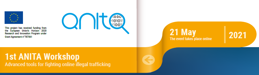 At the 1st #Workshop  <a href="/AnitaProject/">ANITA_Project</a>  will host several friends, including <a href="/CONNEXIONsEU/">CONNEXIONsEU</a> <a href="/H2020Prophets/">PROPHETS-H2020</a> <a href="/LIONDC2/">LION DC</a> <a href="/H2020Prevision/">PREVISION_H2020</a> 21 May - #H2020 #AI #illegal #Trafficking