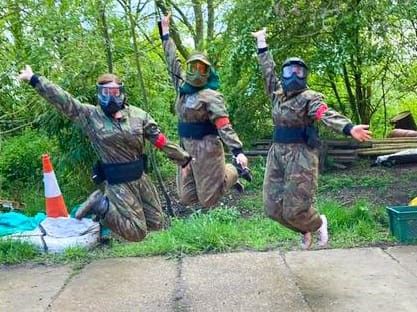 Our Young People and staff burnt lots of energy and had fun paintballing this weekend. Paintballing is not only lots of fun but is great for strategic thinking, stress relief, boosting endorphins and Increasing Interpersonal Skills And Self-Confidence. 🥽🎨🌲🌳🏃🏃‍♀️🏃‍♂️
#juventas