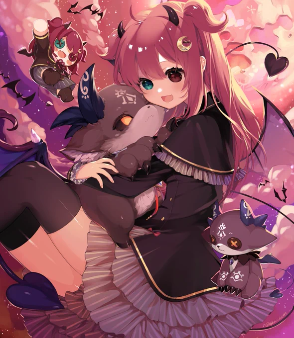 ロアちゃん応援で絵描いてた矢先にフレグランス…だと…
#ロアート
#でびるさまにささげるえ 