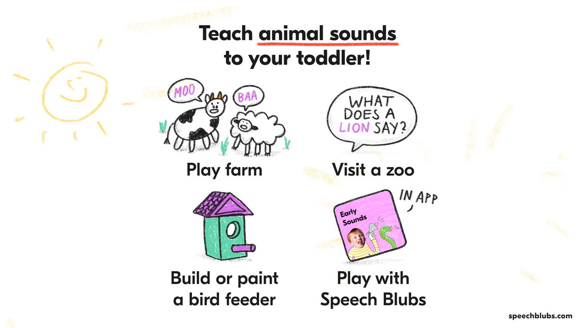 speechblubs's tweet image. What does the fish say? 🤩 Teach some fun and unusual animals sounds to your toddlers! Those early sounds are a foundation for language learning! 🥳 #speechandlanguagedevelopment #baby #toddler
