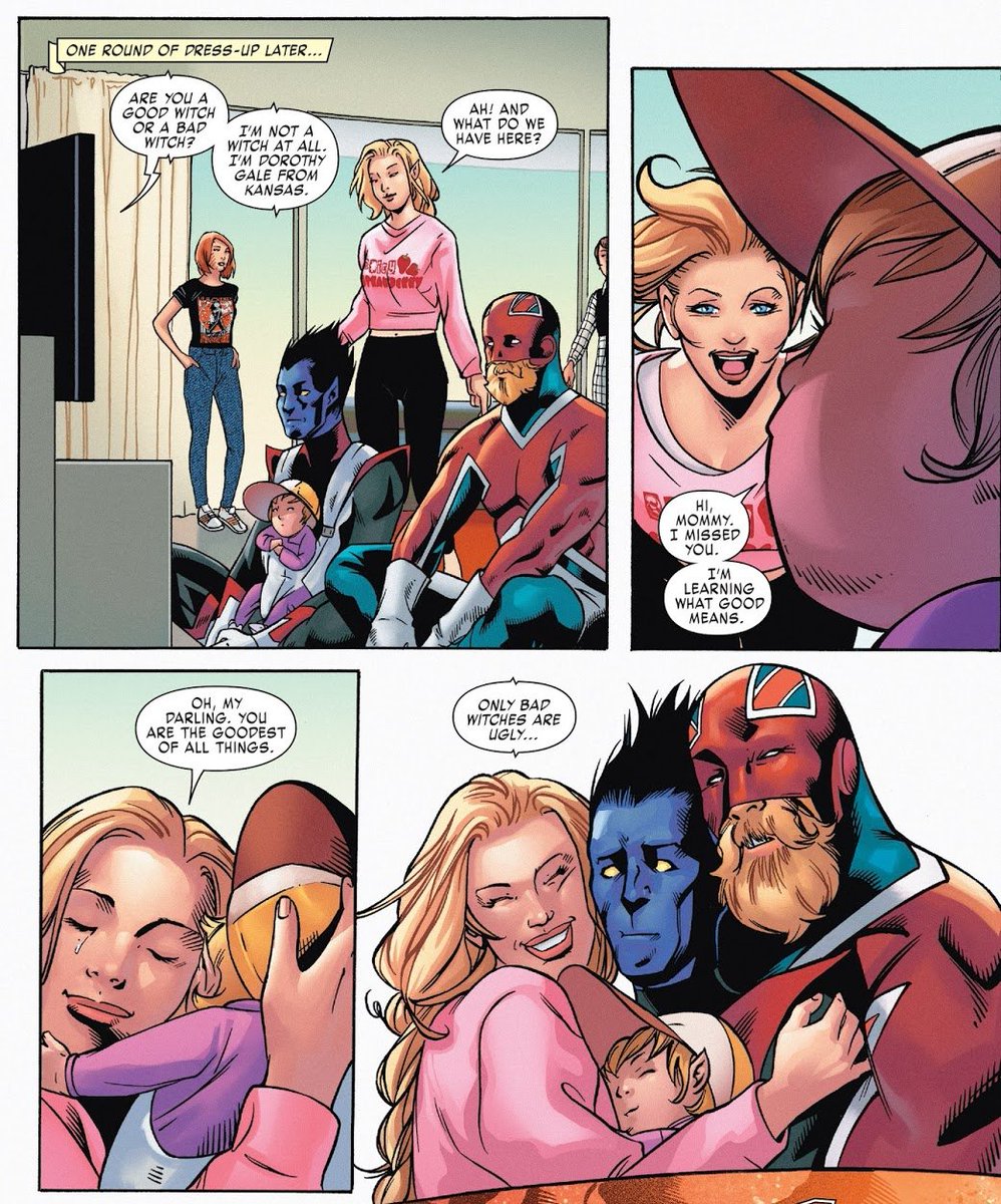 "Nothing like some bonding with the most wonderful goddaughter around, ja?"