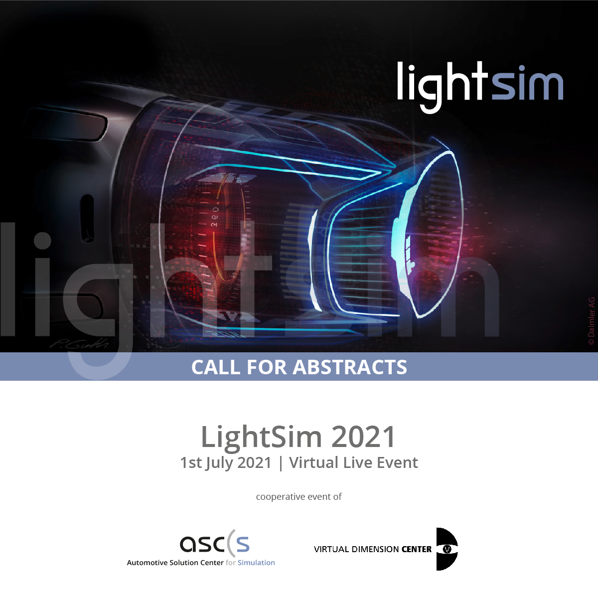 ASCS_eV's tweet image. 📣  CALL FOR ABSTRACTS

Given by automotive lighting top minds, presentations are meant to encourage dialogue, to develop #cooperation and drive #research and new #simulation and #VR solutions forward. 

More information: lightsim.de

#lightsim2021 #ascs