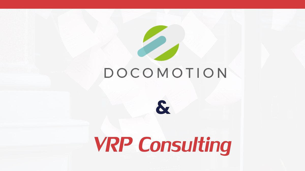 We have a new partner! 🥳

<a href="/docomotion/">Docomotion</a> empowers your business to automate and transform operational documents into interactive documents within one platform.

Discover how Docomotion can make your life easier here: vrpconsulting.com/docomotion/