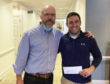 barnhartcrane's tweet photo. PEG Manager Kevin Stout presents their Grant to Kendall Magana with Campus Outreach at the U of M. Learn more about this organization here - https://t.co/GtUD1lCeSb

 #LifeAtBarnhart #Safety #BarnhartCares #Barnhart #TN https://t.co/4dLWoiFjep