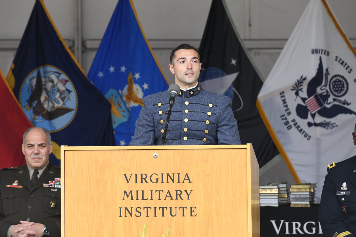 CONGRATULATIONS! Jordan Chaulklin, a <a href="/hhshawks03/">Hanover High School</a> alumnus, was voted as the <a href="/VMI1839/">Virginia Military Institute</a> Class of 2021's valedictorian. Jordan graduated from VMI this weekend and commissioned into the U.S. Army Reserves. He plans to pursue a career as a firefighter. 

Congratulations, Jordan!
