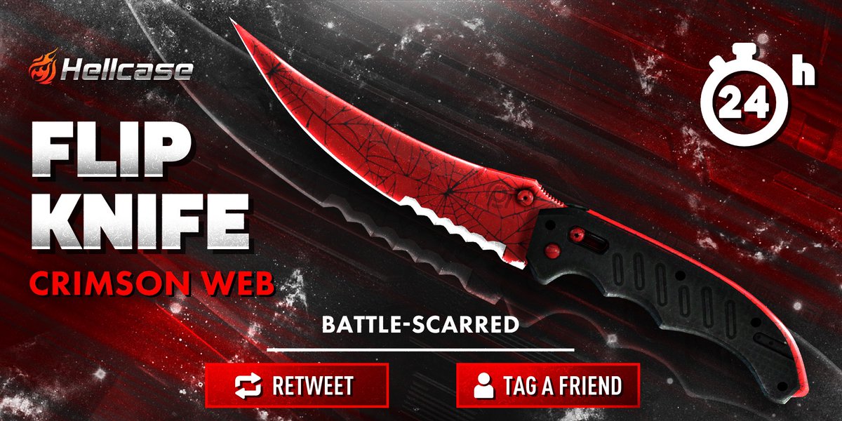hellcase's tweet photo. 👇Tag The Best Friend &amp; Like
🚀 Follow us
🔥 Retweet this post
😎 The last winner was @MJanjuz 

#hellcase #csgo #csgoskin #csgoskins #csgoskinsgiveaway #csgocases #csgocase #hellcasegiveaway #csgoskinsfree #csgoskinsgiveaway https://t.co/Cy3zQG76ZY