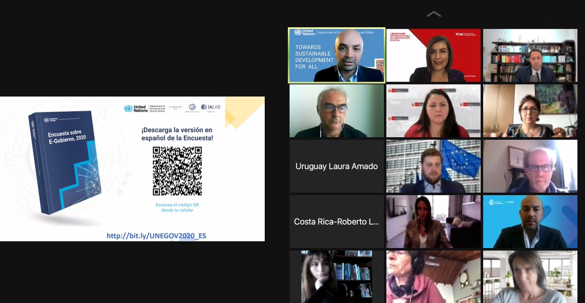 Ayer #diamundialdeinternet compartimos los avances de la región en el Índice E-Gobierno de @ONU_es, grandes aportes a la metodología de medición con la participación de @PeruPaisDigital, @DigitalGovBR, @GobDigitalAR y @GobDigitalCR