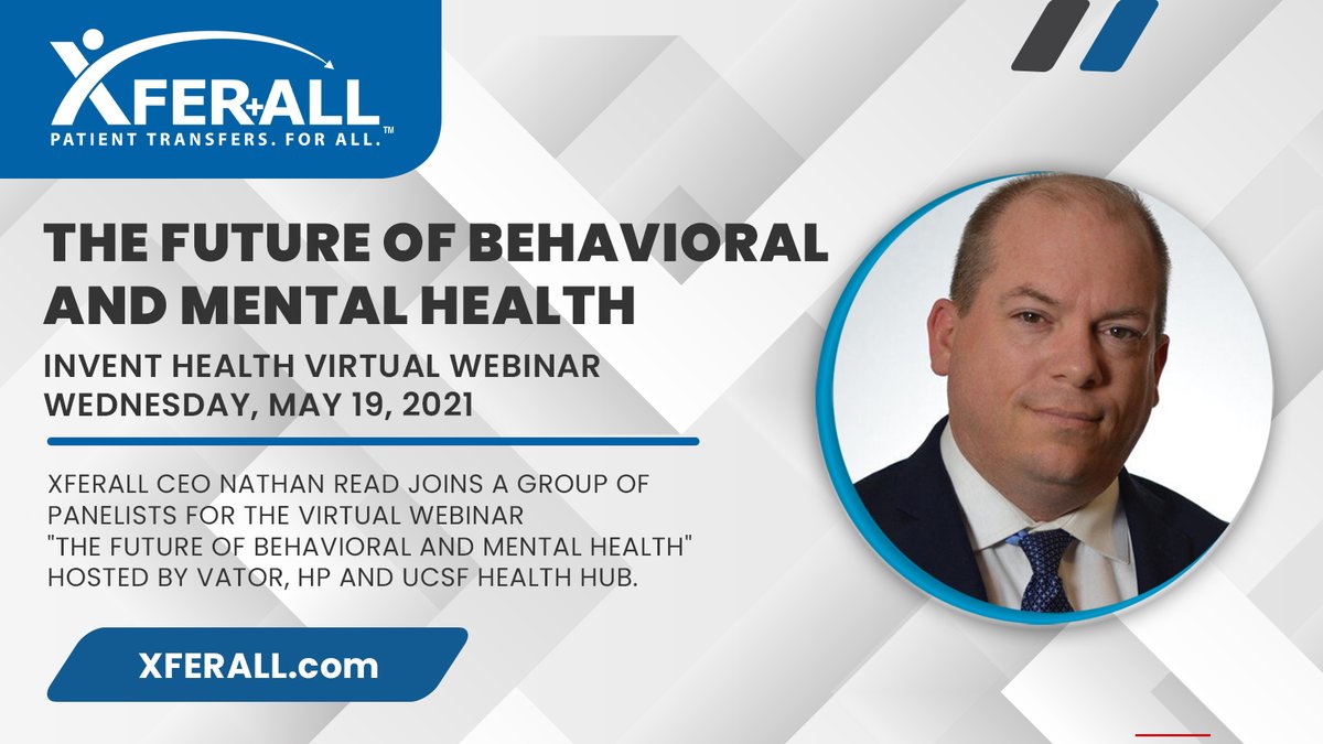 Hear from our CEO @NathanRead at the #InventHealth Future of Mental and Behavioral Health event. Read will share information about our work with hospitals and others to reduce wait times for patients in psychiatric crisis. More at zcu.io/n4N3 .