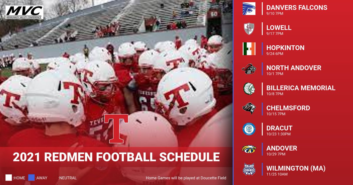 2021 Redmen Football Schedule