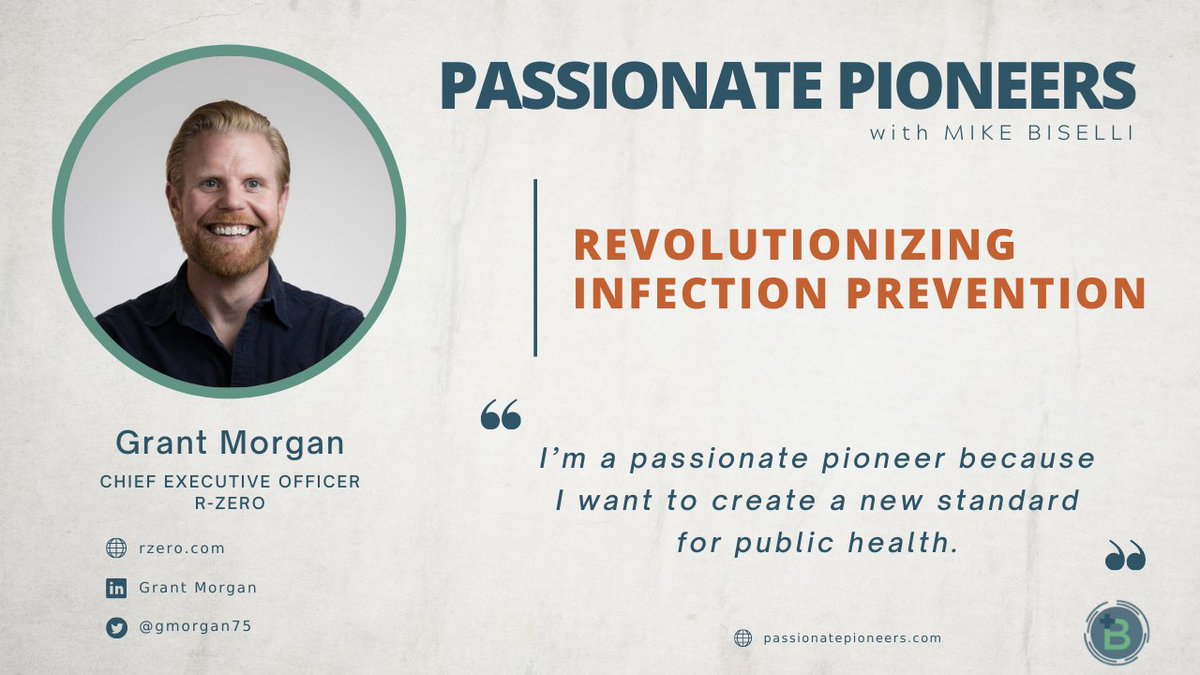 mikebiselli's tweet photo. New #podcast episode 🚨!

We're talking about disrupting the HUGE infection prevention industry, w/ @gmorgan75, CEO at @RZeroSystems! ⚡️🦠⚡️

🔊 https://t.co/1aoyYGDvFU

🏆 #Sponsored by @adaptrack: https://t.co/YKoFVaOtPB

#healthtech #digitalhealth #entrepreneur #COVID19 #tech https://t.co/mbGbhgNGTk