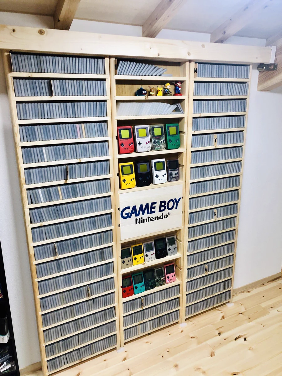 コンプまで残り8本！？ゲームボーイのソフトが詰められた棚！