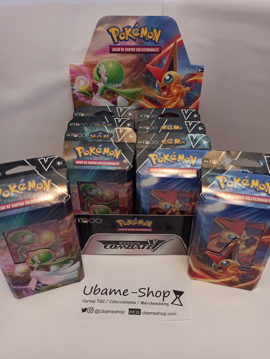 ubameshop's tweet photo. ¡Ya disponible en nuestra web! 

Barajas gardevoir V y vicitni V

#PokemonTCG #pokemon #cartas #TCG #ubameshop https://t.co/npSSb8BxDj